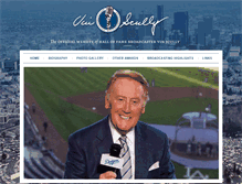 Tablet Screenshot of officialvinscully.com